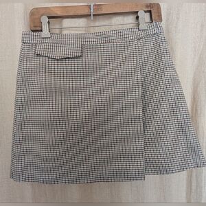 Theory Tweed Wool Wrap Skirt